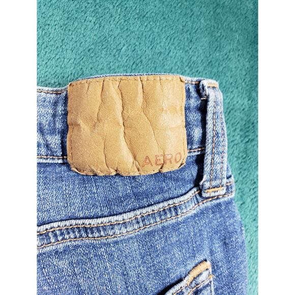 Aeropostale Jeans Size 28x30 Mens Blue Pants Denim Stretch Benton Bootcut - Picture 12 of 13